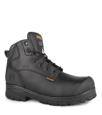 Alarm, Black | 6" Metal Free Leather Work Boots | Vibram TC4+