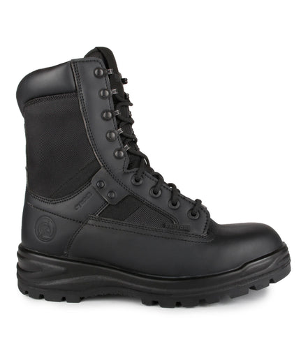 911, Black | 8" Leather & Ballistic Nylon Tactical Boots | Vibram TC4+